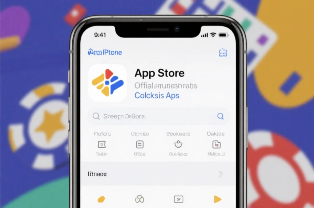 iPhone在App Store中搜索168官方彩票App